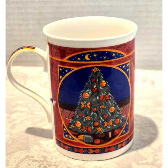 Crown Trent Christmas Tree Mug. Fine Bone China, England - Picture 3 of 6